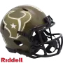 Casco Miniatura Riddell Salute To Service de los Houston Texans