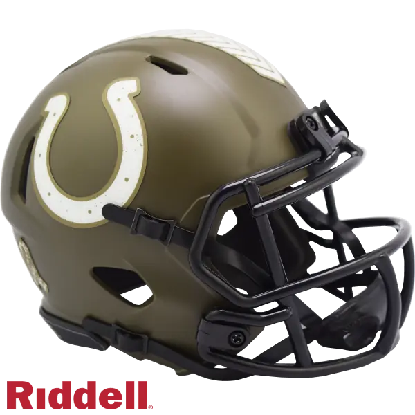 Casque Miniature Vitesse Salute To Service Indianapolis Colts Riddell