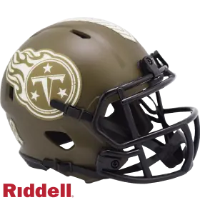 Tennessee Titans Riddell Salute To Service Speed Mini Hjelm