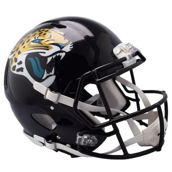 Casco Riddell Revolution Speed Authentic a grandezza naturale dei Jacksonville Jaguars