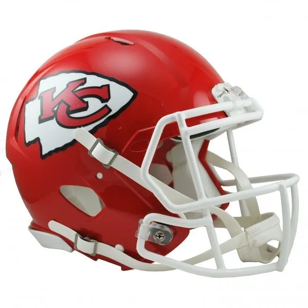 Casco Riddell Revolution Speed Authentic Kansas City Chiefs de tamaño real