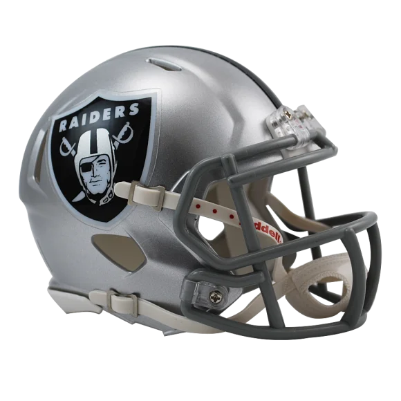 Casco Réplica Mini Speed de los Las Vegas Raiders