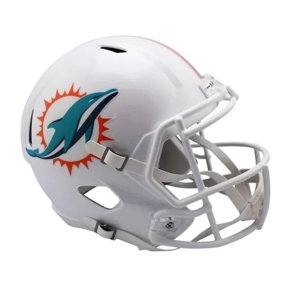 Miami Dolphins Riddell Speed Replica-hjelm i fuld størrelse