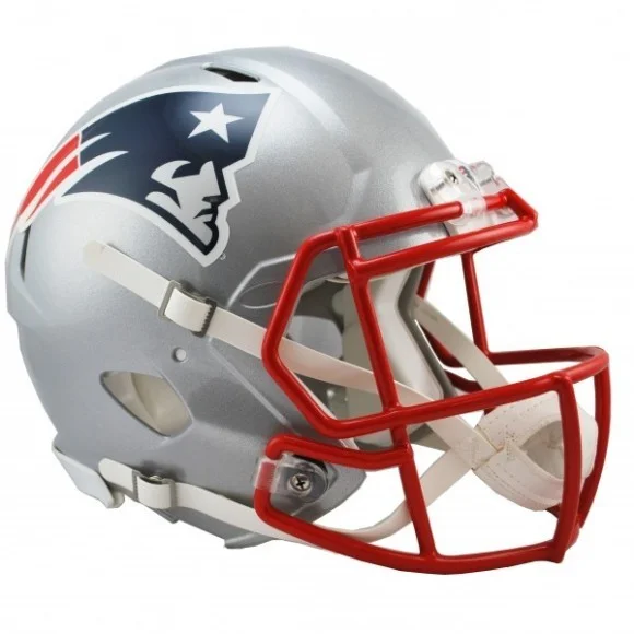 New England Patriots Riddell Revolution Speed Authentic-hjälm i full storlek