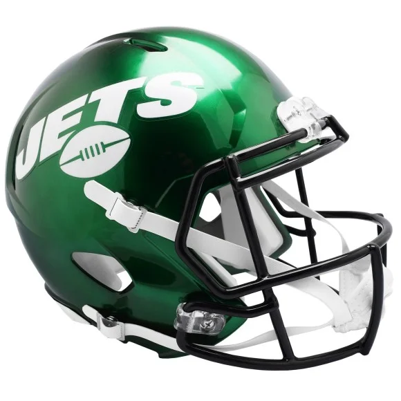 New York Jets volle Größe Riddell Geschwindigkeit Replik Helm