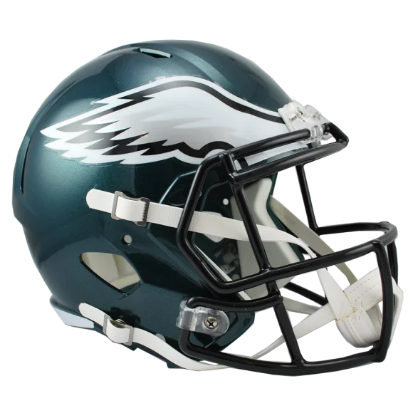 Casco Riddell Speed Replica a grandezza naturale dei Philadelphia Eagles
