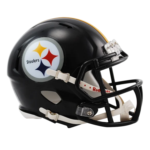 Réplica del mini casco Speed de los Pittsburgh Steelers