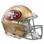 San Francisco 49ers Full-Size Riddell Revolution Speed Authentic Helmet