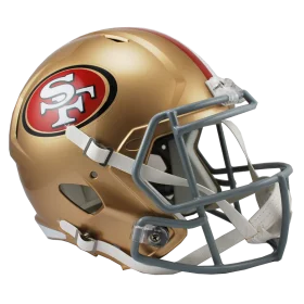 San Francisco 49ers Riddell Speed Replica-hjelm i fuld størrelse