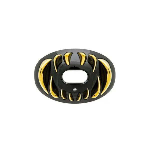 Battle 3D Predator Sauerstoff-Mundschutz Schwarz Gold