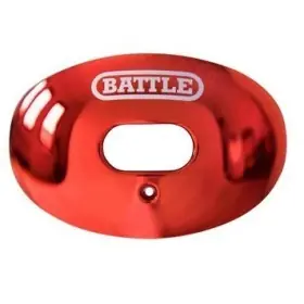 Battle Chrome Oxygen Fodbold Mundbeskytter Rød
