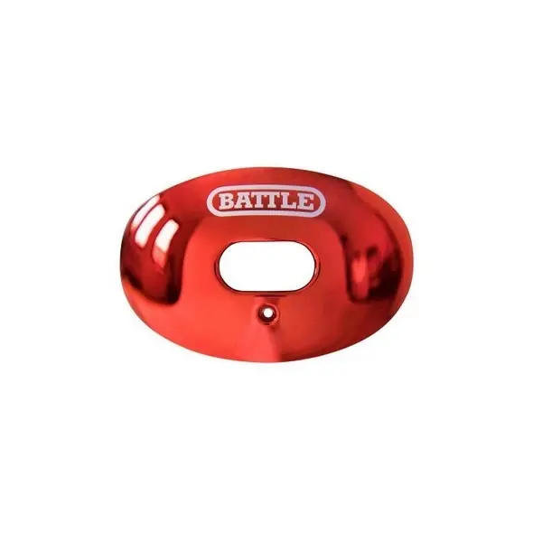 Protège-dents de football Battle Chrome Oxygen rouge