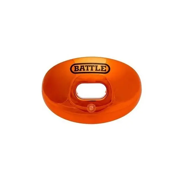 Protector bucal de fútbol Battle Chrome Oxygen naranja