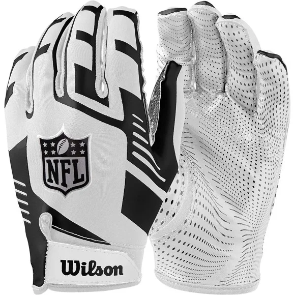 Wilson NFL Stretch Fit Receiver Gloves Vit