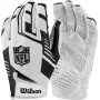 Gants de réception ajustés Wilson NFL Blanc