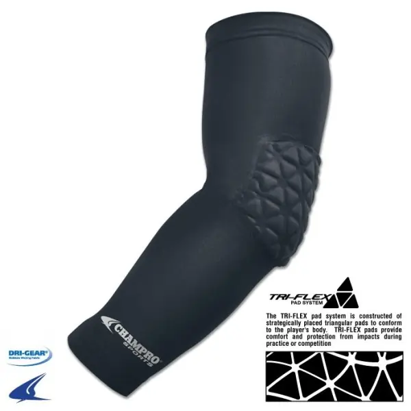 Manchon de Coude Rembourré Champro Noir