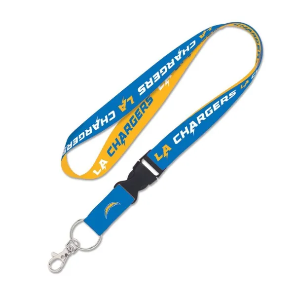 Lanyard Los Angeles Chargers avec boucle détachable