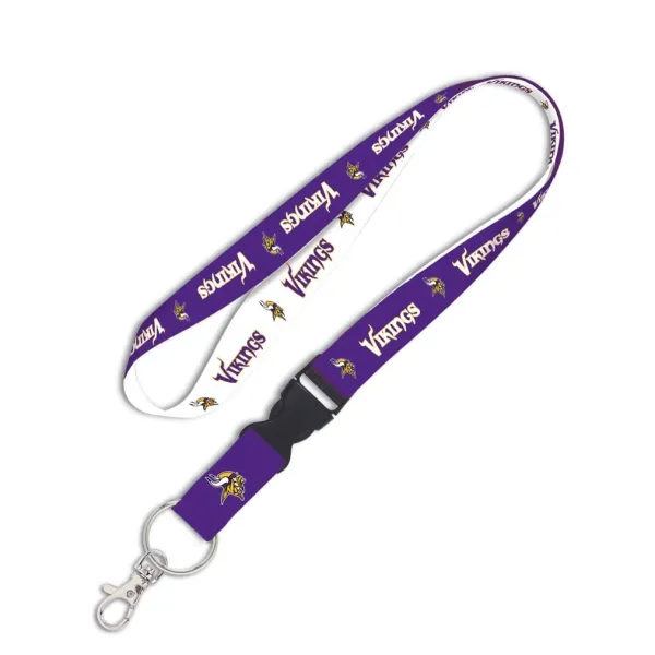 Minnesota Vikings 1" Lanyard w/ Detachable Buckle