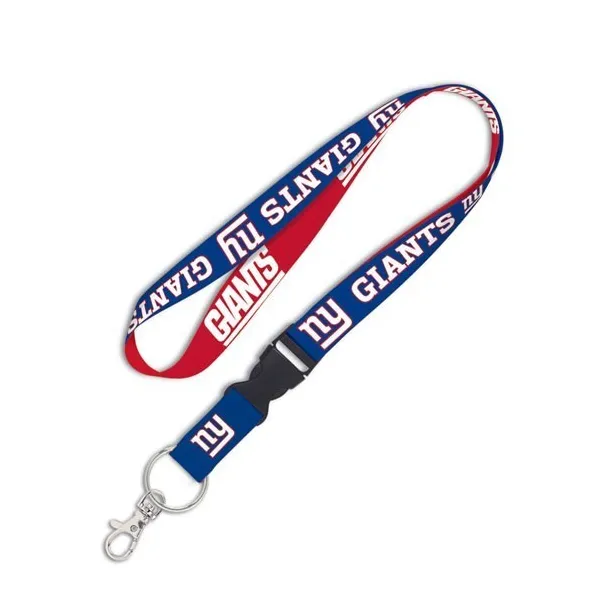 New York Giants 1" Lanyard w/ Detachable Buckle