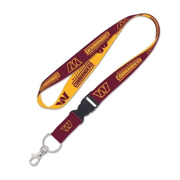 Washington Commanders 1" Lanyard avec boucle détachable