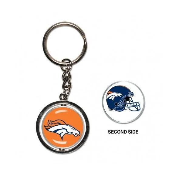 Denver Broncos nyckelring med snurra