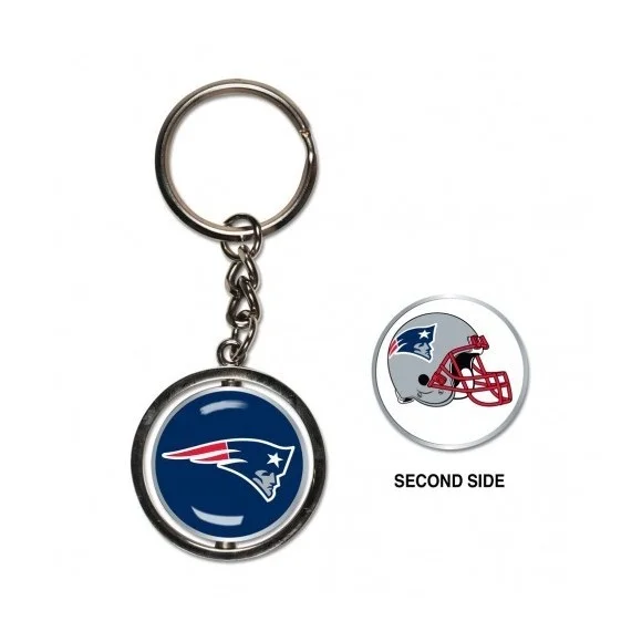 New England Patriots nyckelring med snurra