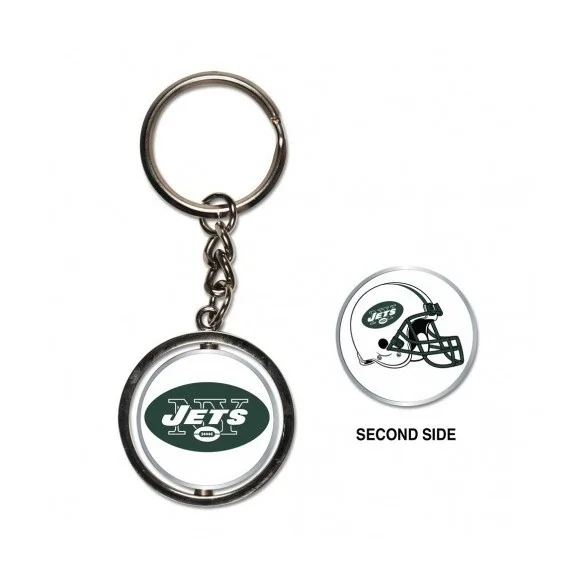 New York Jets Spinner Key Ring