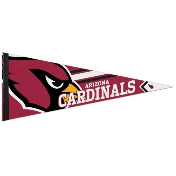 Banderín Premium Roll & Go 12" x 30" de los Arizona Cardinals