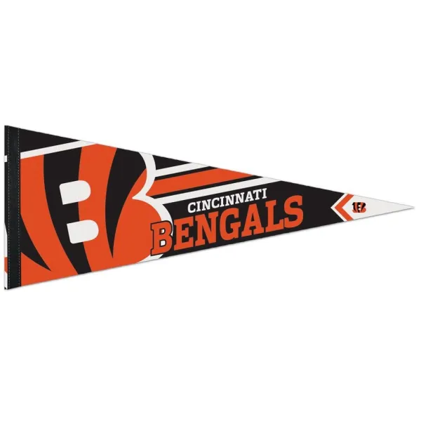 Banderín Premium Roll & Go 12" x 30" de los Cincinnati Bengals