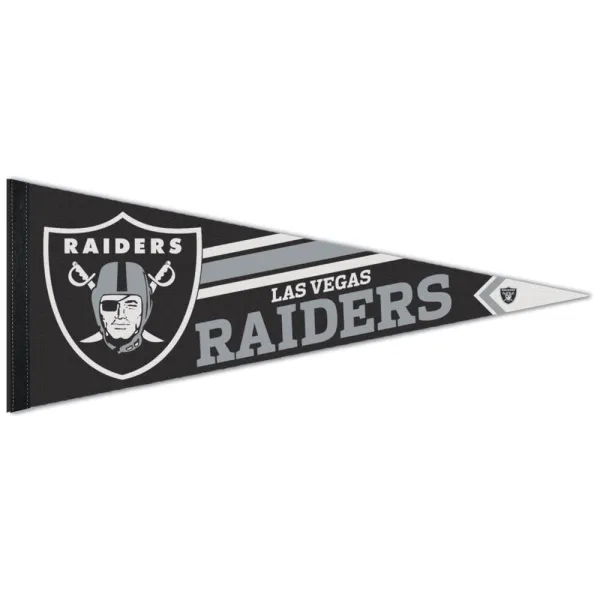 Las Vegas Raiders Premium Roll & Go Pennant 12" x 30"