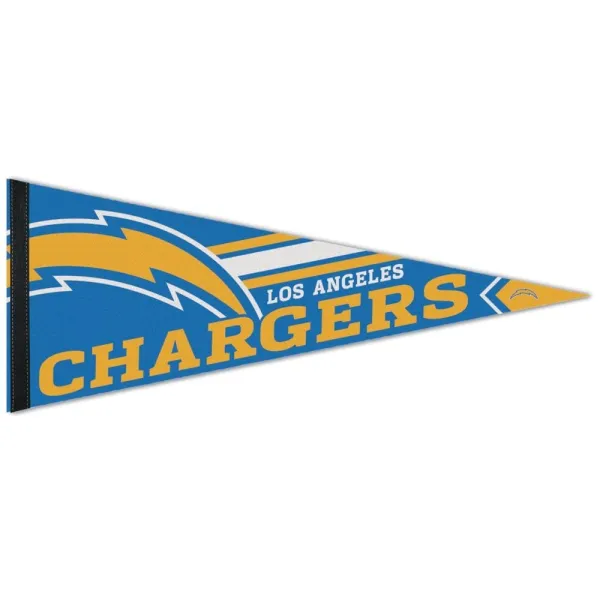 Banderín Premium Roll & Go 12" x 30" de Los Angeles Chargers