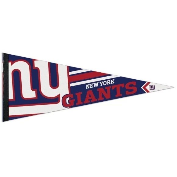 Banderín Premium Roll & Go 12" x 30" de los New York Giants