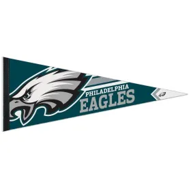 Banderín Premium Roll & Go de los Philadelphia Eagles 12" x 30