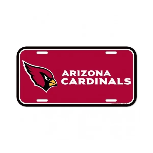 Placa de matrícula de los Arizona Cardinals