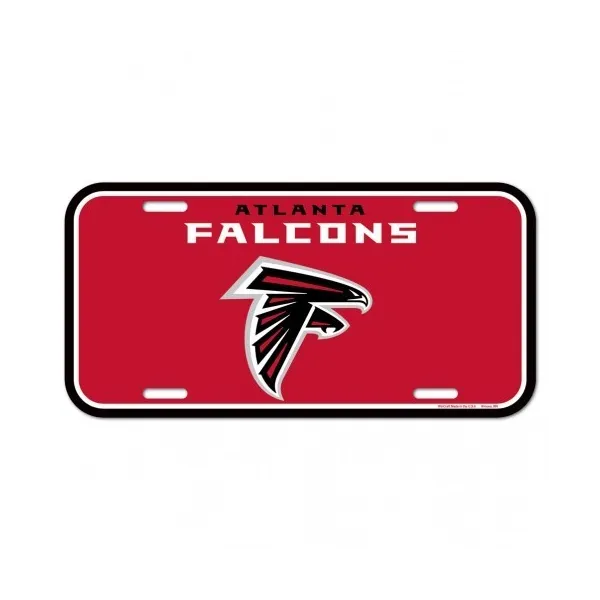 Placa de matrícula de los Atlanta Falcons