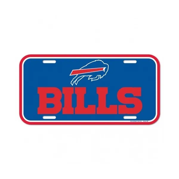 Placa de matrícula de los Buffalo Bills