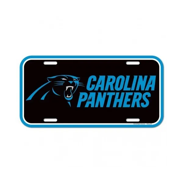 Carolina Panthers-Kennzeichenschild