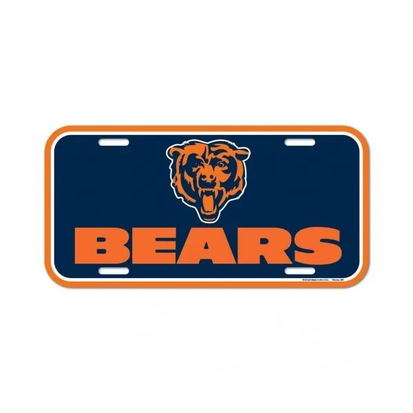 Chicago Bears License Plate