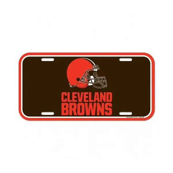 Registreringsskylt för Cleveland Browns