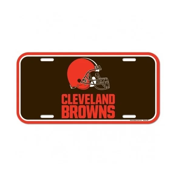 Plaque d'immatriculation Cleveland Browns