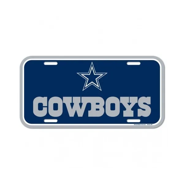 Placa de matrícula de los Dallas Cowboys