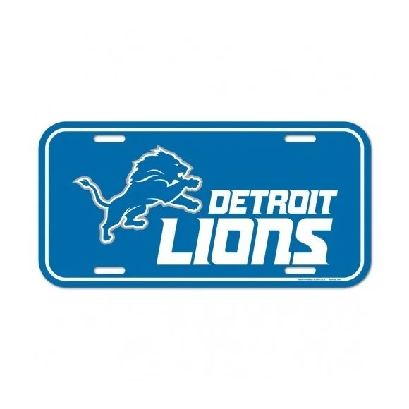 Detroit Lions-nummerplade