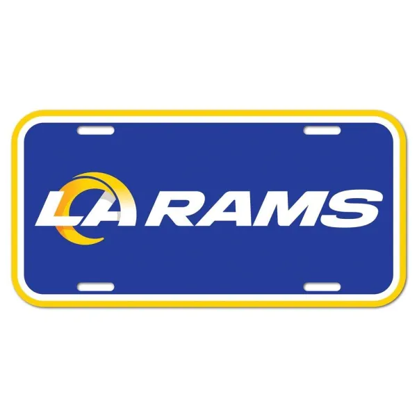 Los Angeles Rams License Plate