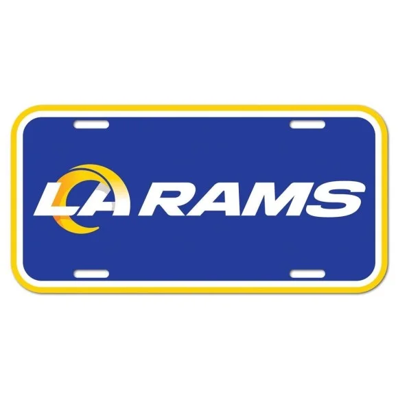 Registreringsskylt för Los Angeles Rams