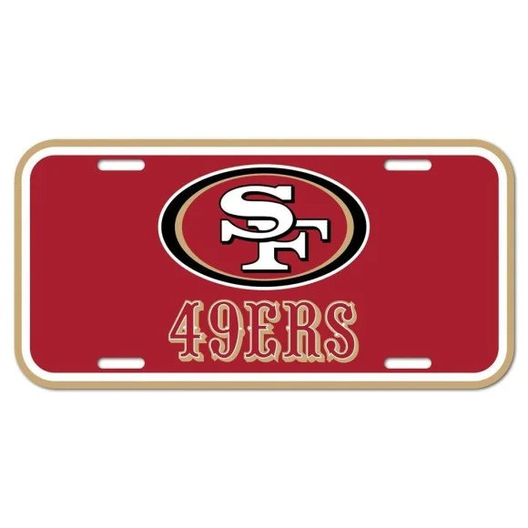 San Francisco 49ers-nummerplade