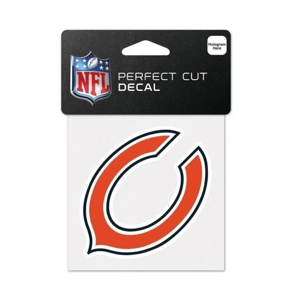 Chicago Bears 4" x 4" Logo Decal