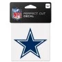 Décalque logo Dallas Cowboys 4" x 4" (en anglais)