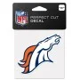 Denver Broncos 4" x 4" logo-mærkat