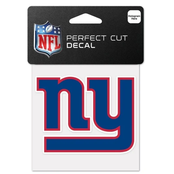 Decalcomania con logo dei New York Giants 4" x 4