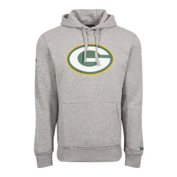 Felpa con cappuccio Green Bay Packers New Era Team Logo